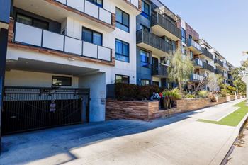 Gated resident garage